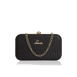 Lavie Women's Sparkle Framed Clutch | Ladies Purse Handbag